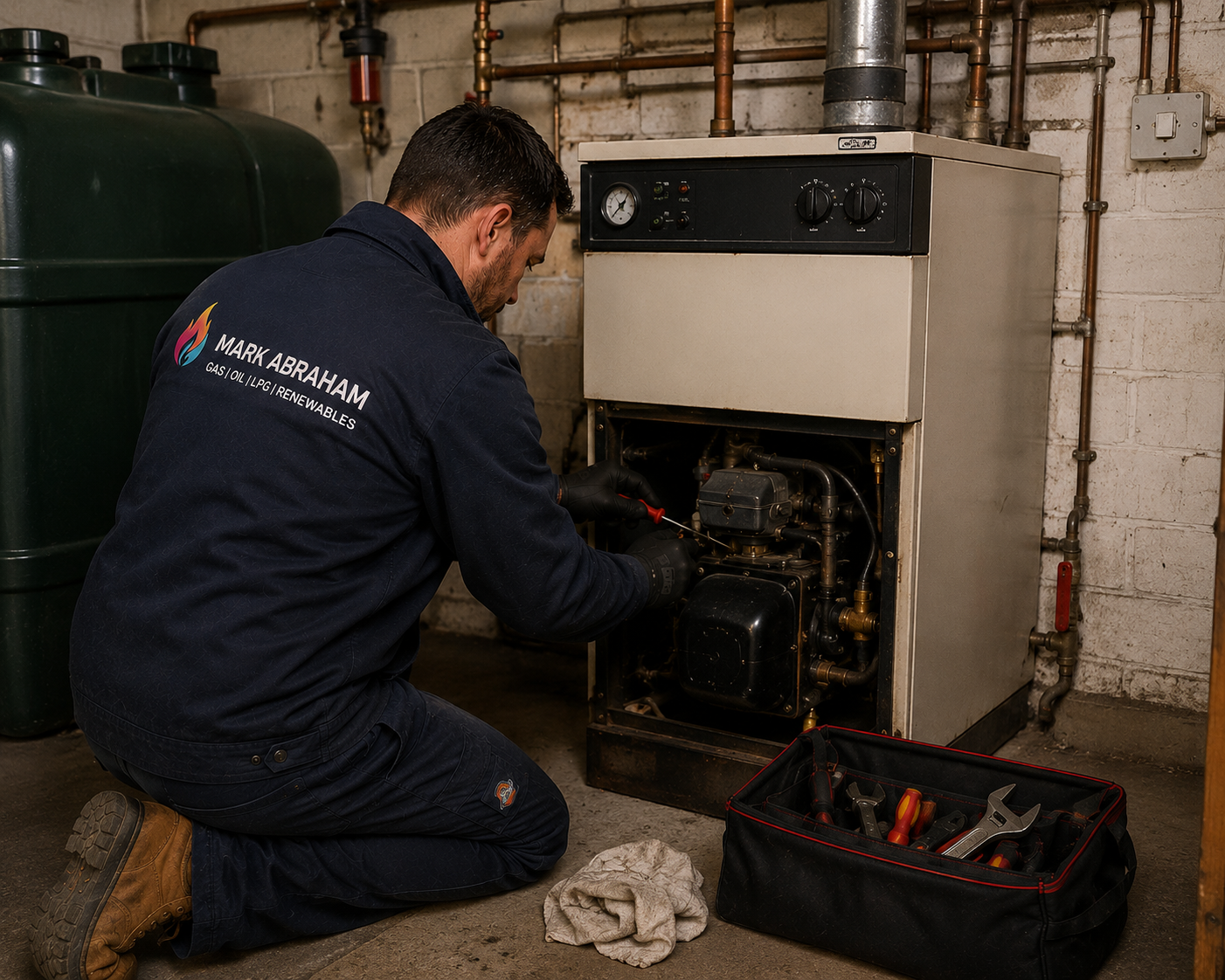 Mark Abraham Gas - Repairing Oil Boiler